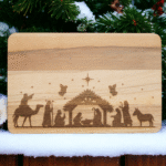 Frühstückbrettchen - Buche - Krippe