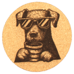 Dog Edition Korkuntersetzer