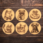 Dog Edition Korkuntersetzer