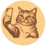 Cat Edition Korkuntersetzer