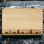 Frühstückbrettchen – Buche – Alpaufzug