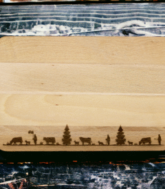 Frühstückbrettchen – Buche – Alpaufzug