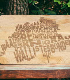 Frühstückbrettchen – Buche – Schweizer Kantone