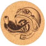 Bikers Edition Korkuntersetzer - Ø10cm – Bild 7