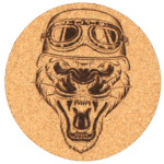 Bikers Edition Korkuntersetzer - Ø10cm – Bild 5