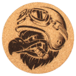 Bikers Edition Korkuntersetzer - Ø10cm – Bild 2