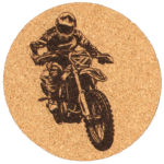 Motocross Edition Korkuntersetzer