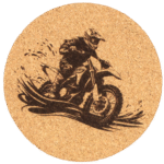 Motocross Edition Korkuntersetzer