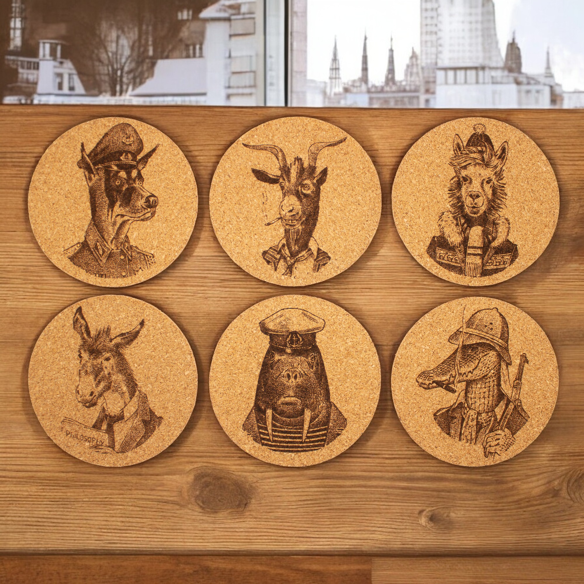 Gentlemen-Animals-Edition-Korkuntersetzer