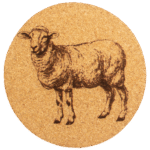 Hoftier Edition Korkuntersetzer - Ø10cm – Bild 3