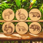 Waldtiere Waldtier Edition Korkuntersetzer - Ø10cm