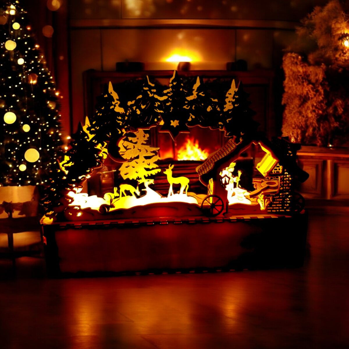 Weihnachtswald Licht