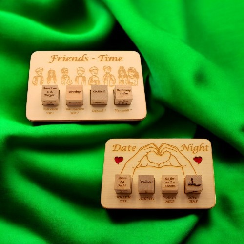 Date-Night & Friends-Time - Würfelspiel – 2er Set zum Spezialpreis