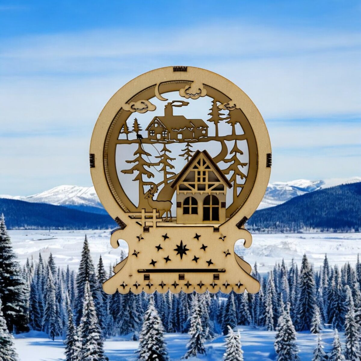 Winter Huttenzabuer klein ohne licht