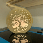 Lebensbaum Lampe Personalisiert 3